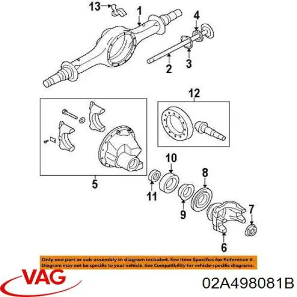 Conjunto De Engranaje Reductor Del Eje Delantero para Audi A2 (8Z0)