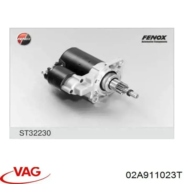 Burro de arranque  VAG 02A911023T precio, desde 55,18 EUR