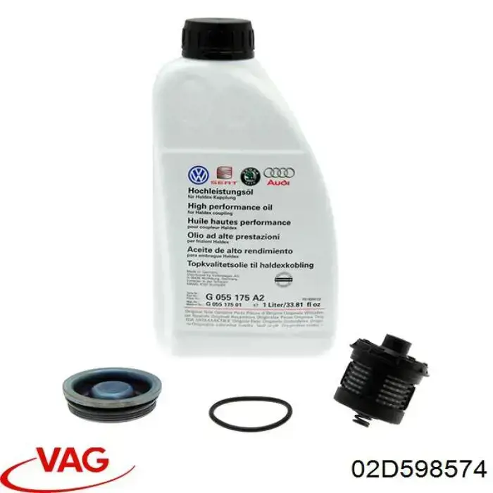 Filtro del sistema hidráulico VAG 02D598574 precio, desde 22,91 EUR