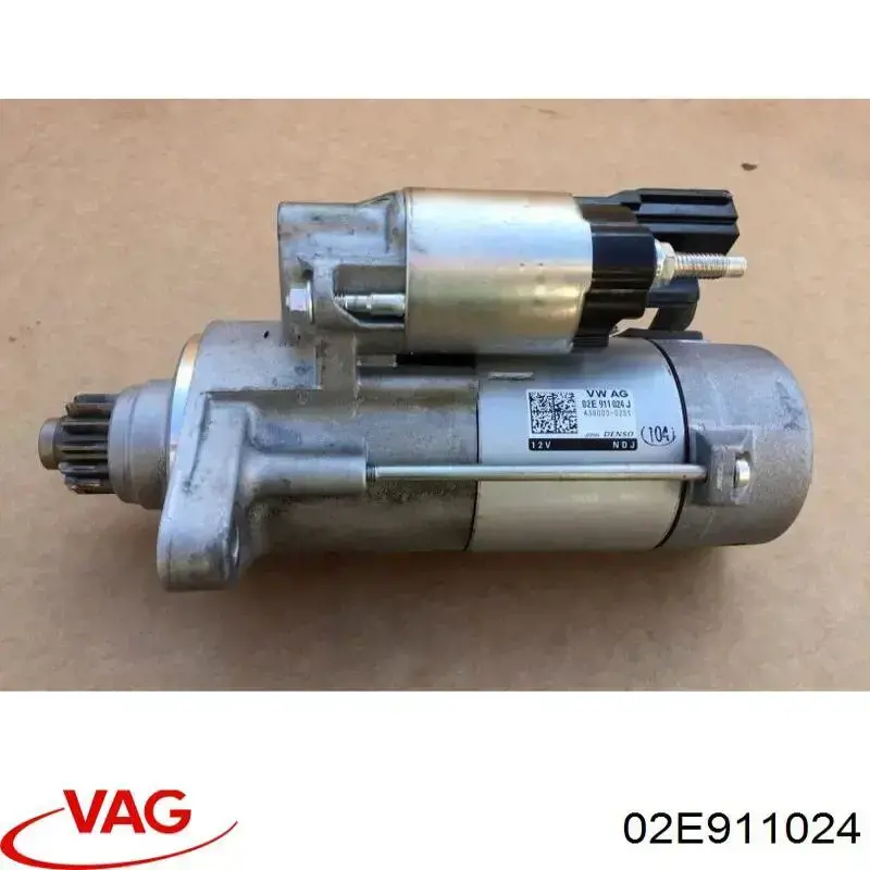 Motor de arranque 02E911024 VAG