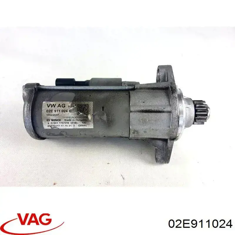 02E911024 VAG Arranque motores