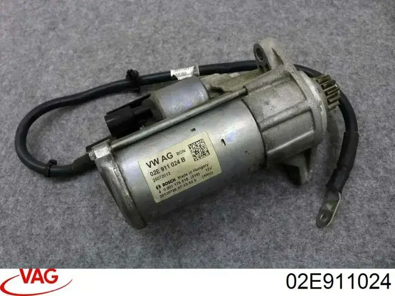 Burro de arranque  VAG 02E911024 precio, desde 85,67 EUR