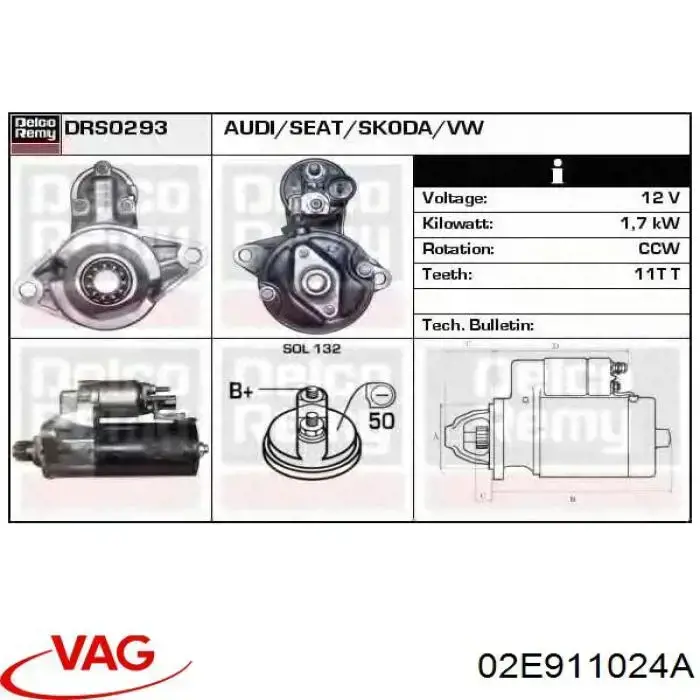 Motor de arranque SG2100 General Motors