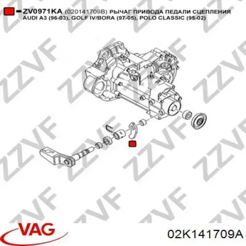 T404772 STC Horquilla de embrague