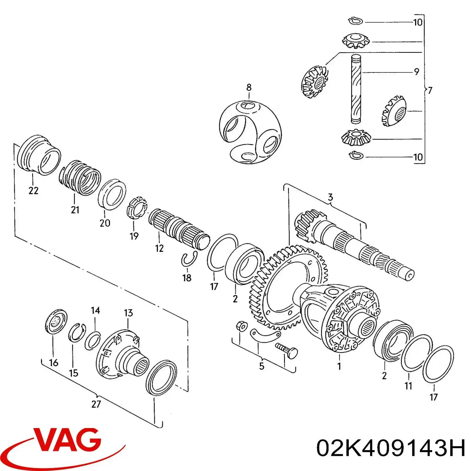  VAG 02K409143H precio, desde 237,76 EUR