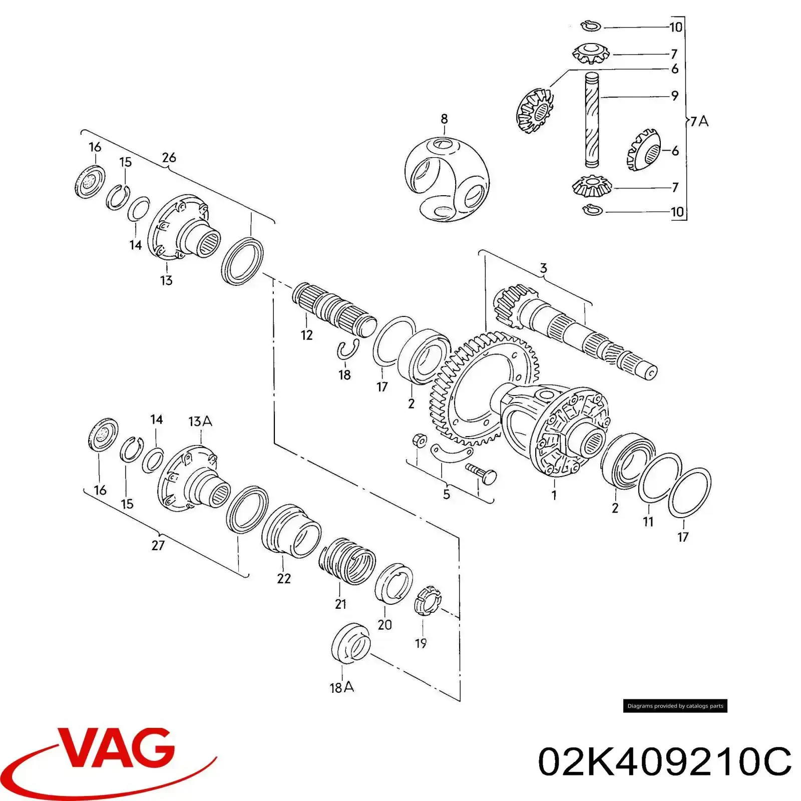  VAG 02K409210C precio, desde 4,27 EUR