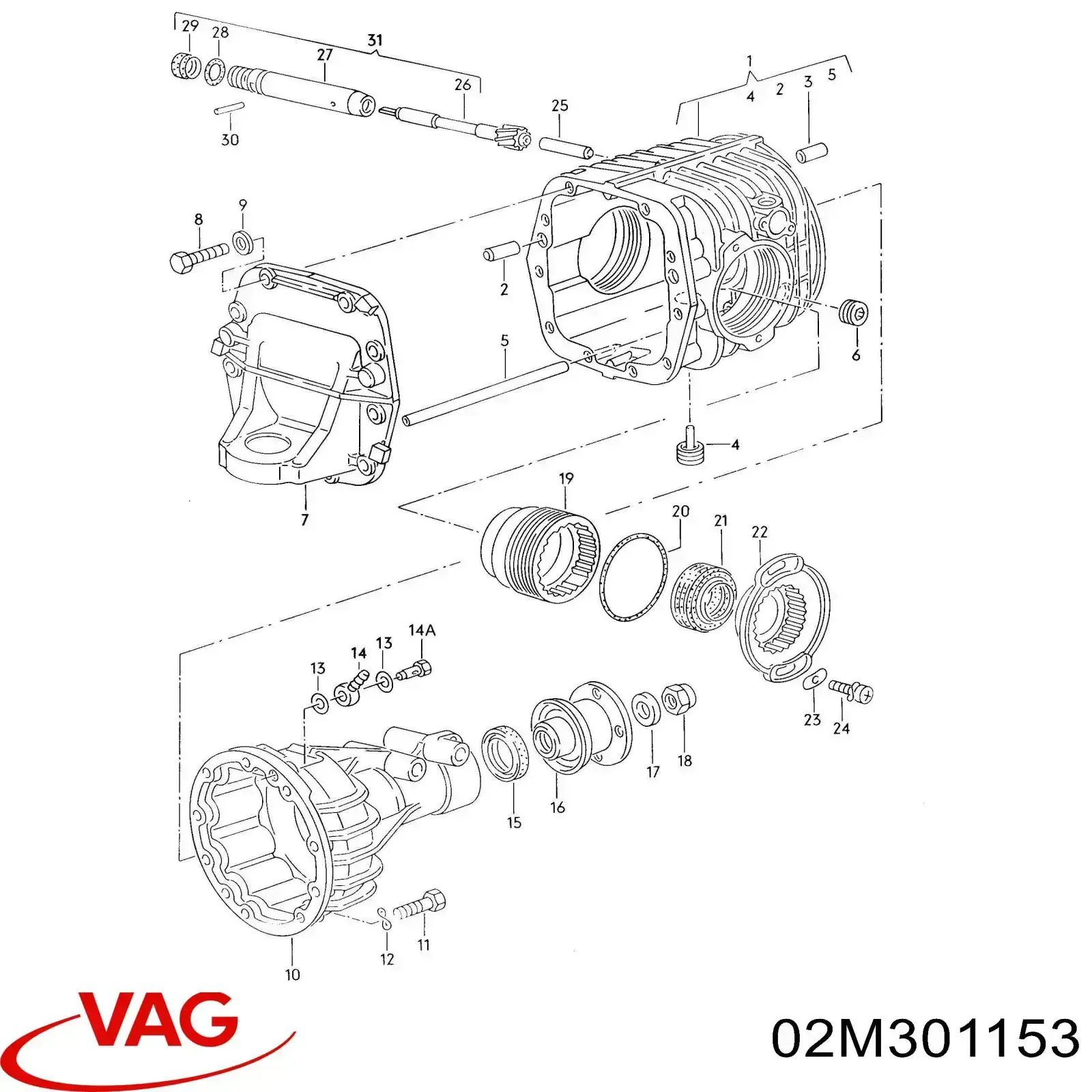  VAG 02M301153 precio, desde 5,29 EUR