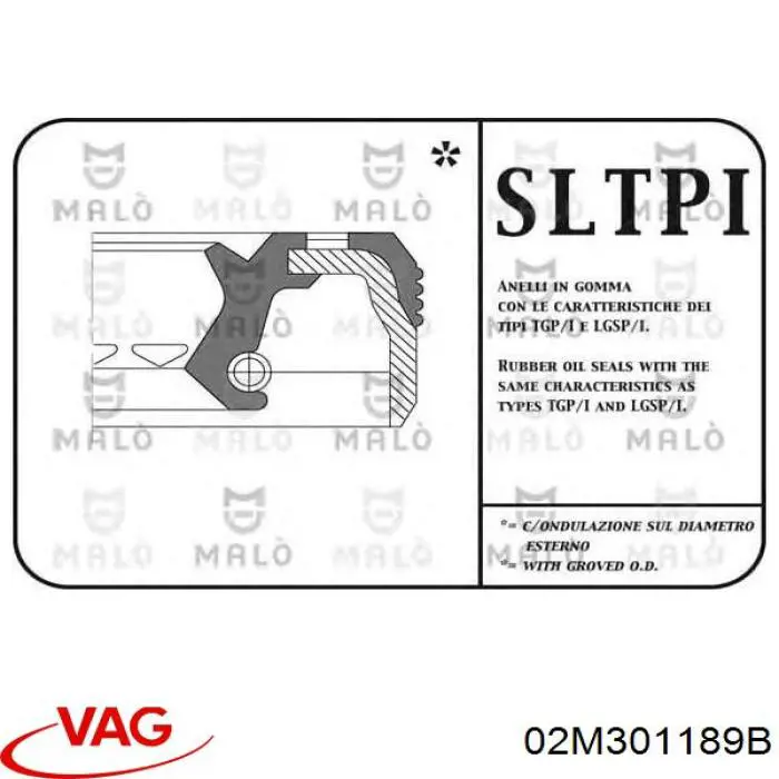 Comprar 1119754 Ford Retén del diferencial del eje delantero