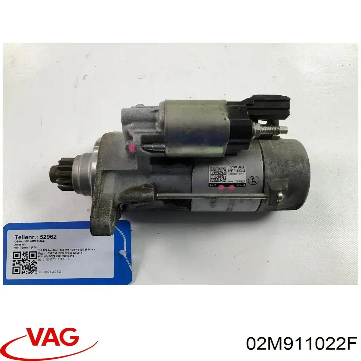 Comprar 02M911022F VAG Motores de arranque