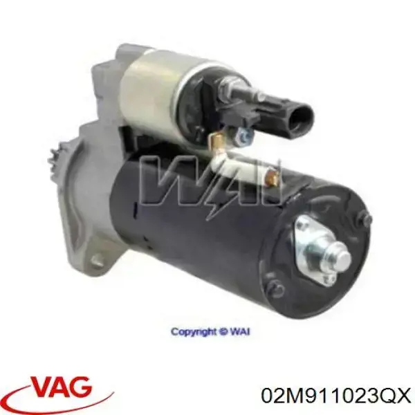 Motor de arranque 02M911023QX VAG