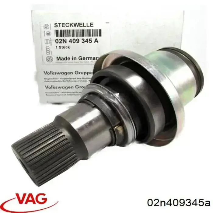 Semieje de transmisión intermedio VAG 02N409345A