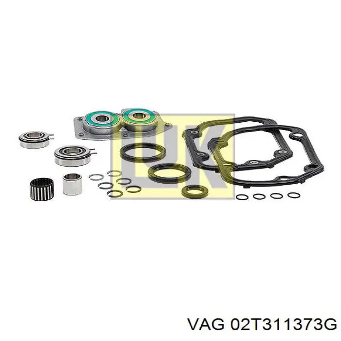 Cojinete del eje de entrada de la caja de engranajes para Volkswagen Tiguan I 5N1, 5N2