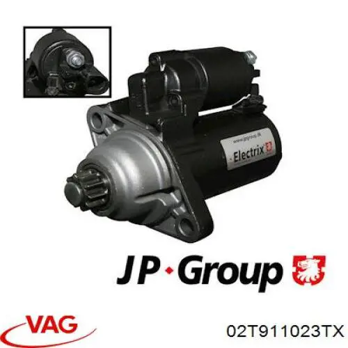 Comprar 02T911023TX VAG Motores de arranque