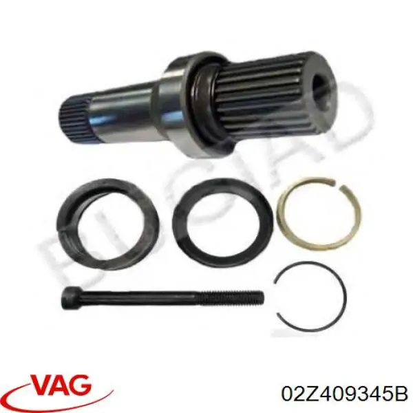 Semieje de transmisión intermedio VAG 02Z409345B