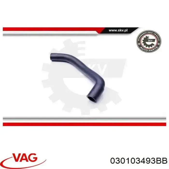 030103493BB VAG tubo de ventilacion del carter (separador de aceite)