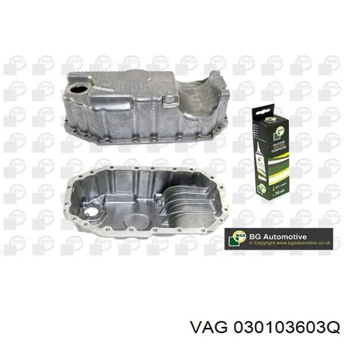 Cárter de aceite del motor VAG 030103603Q