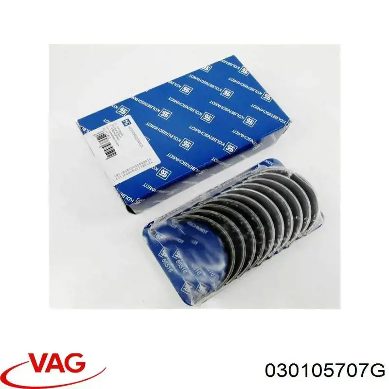 Juego de cojinetes de biela, cota de reparación (+0,25 mm) 030105707G VAG