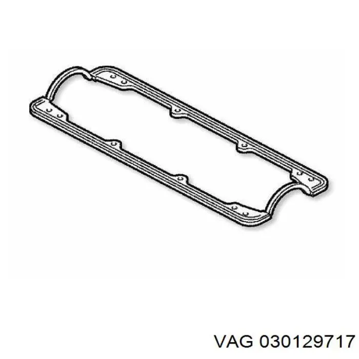 030129717 VAG junta, colector de admisión