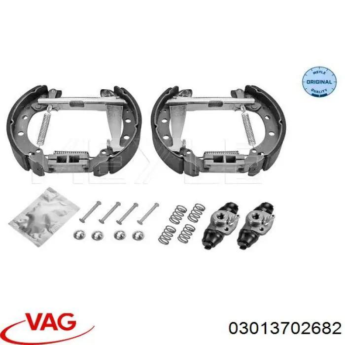 Zapatas de freno de tambor traseras VAG 03013702682 precio, desde 20,65 EUR