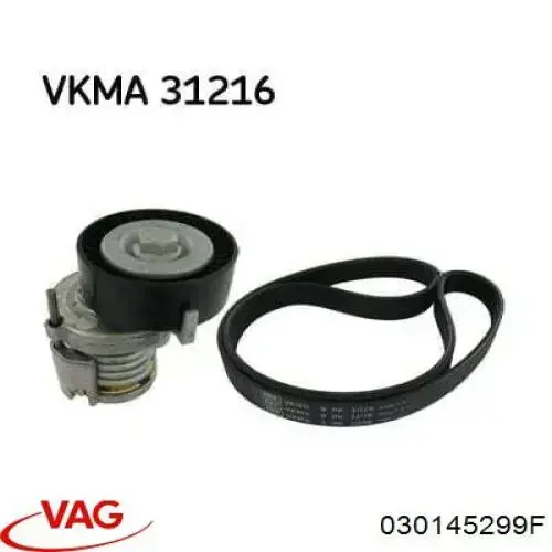 Tensor de correa poli V 030145299F VAG
