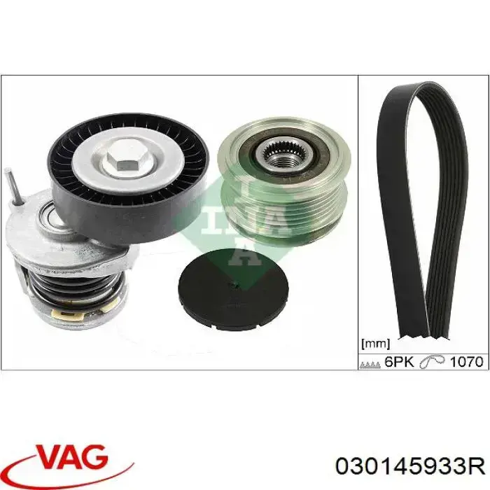 Correa de alternador 030145933R VAG