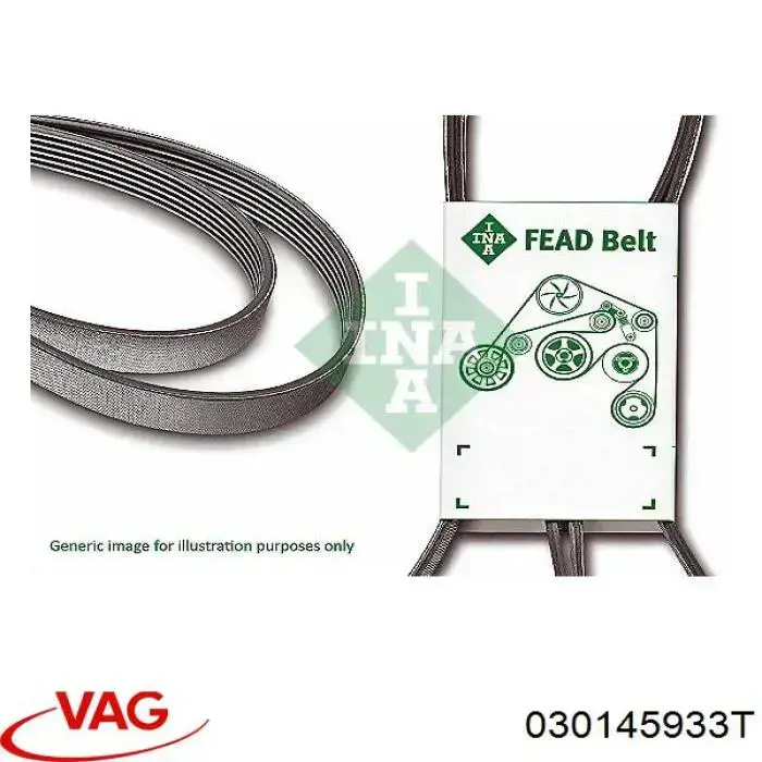 Correa de transmisión trapezoidal VAG 030145933T precio, desde 11,54 EUR