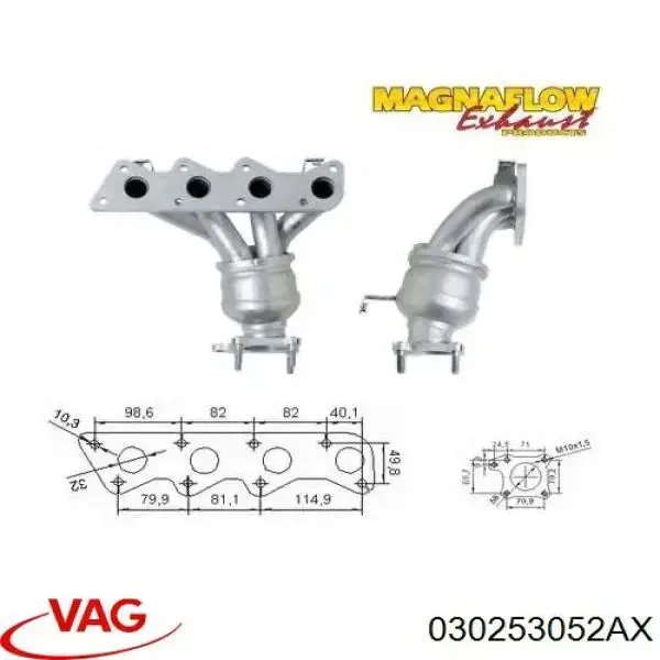 Catalizador VAG 030253052AX precio, desde 230,07 EUR