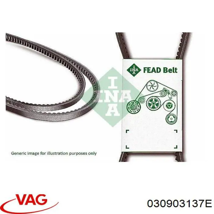 Comprar 030903137E VAG Correa trapezoidal