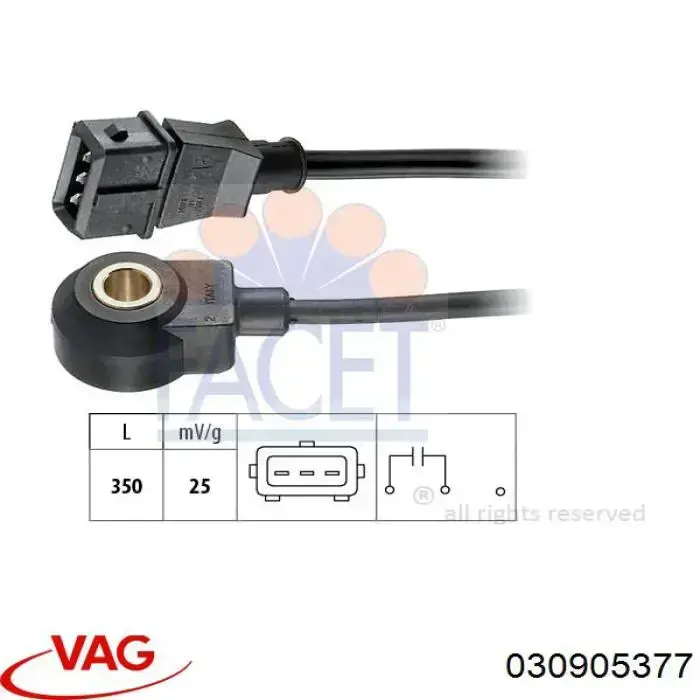 Sensor de detonaciones Peugeot/Citroen 2107 precio, desde 36,07 EUR