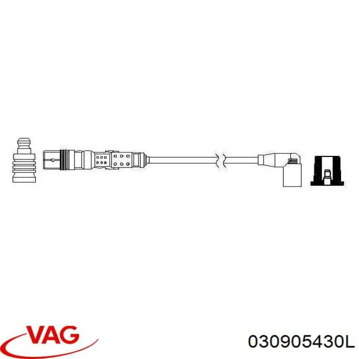 030905430L VAG cable de encendido, cilindro №3