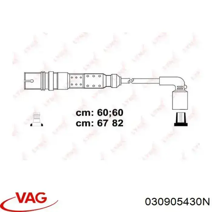 Cables de bujías 030905430N VAG