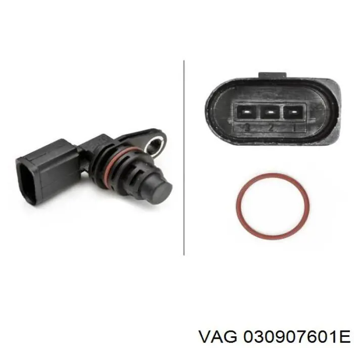 Sensor de posición del árbol de levas Seat Altea 5P1