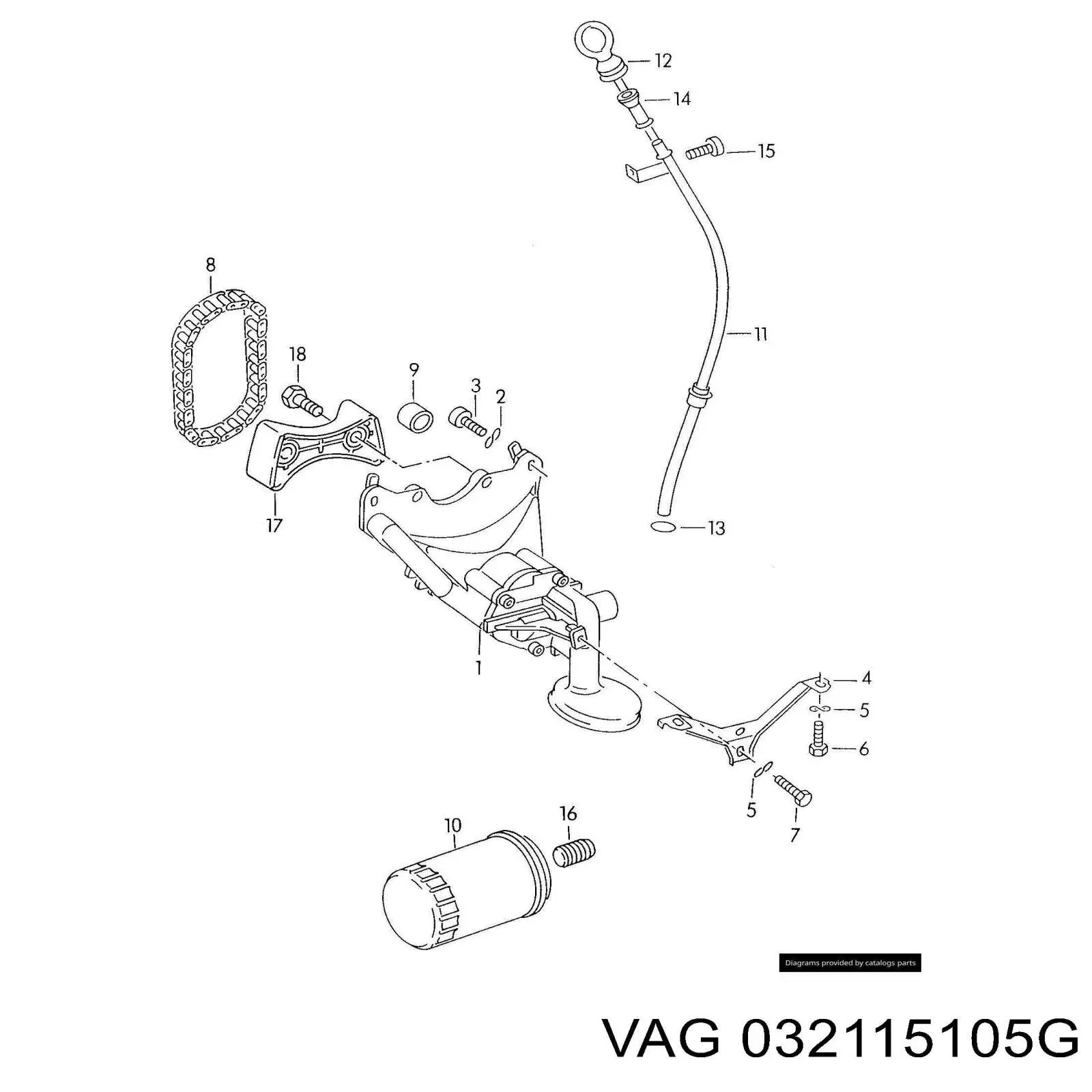 Bomba de aceite VAG 032115105G precio, desde 81,90 EUR