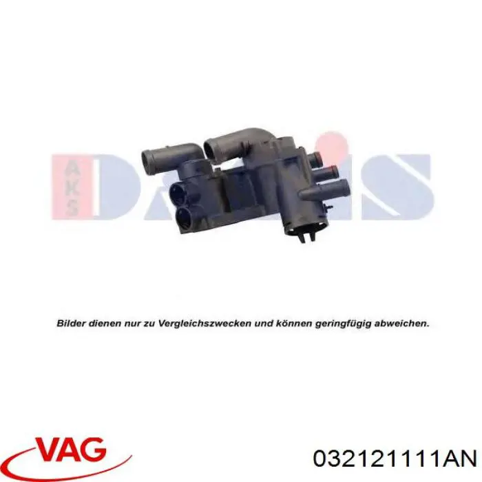 Caja de termostato 032121111AN VAG