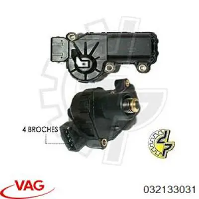 Regulador de la mariposa 032133031 VAG