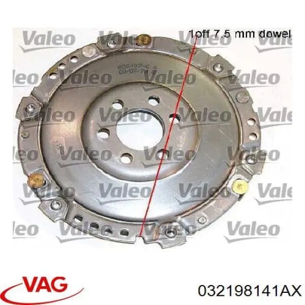 Mecanismo de embrague VAG 032198141AX precio, desde 92,35 EUR