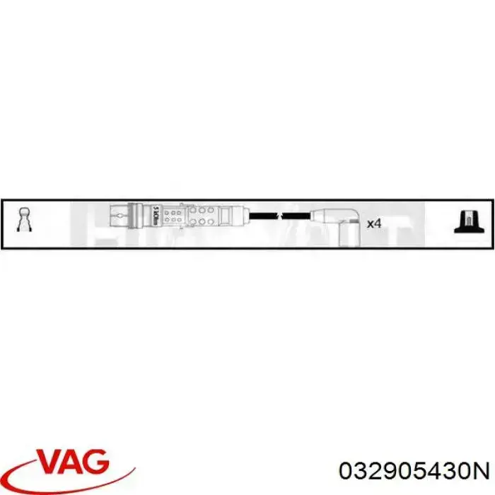Juego de cables de bujias VAG 032905430N precio, desde 42,70 EUR