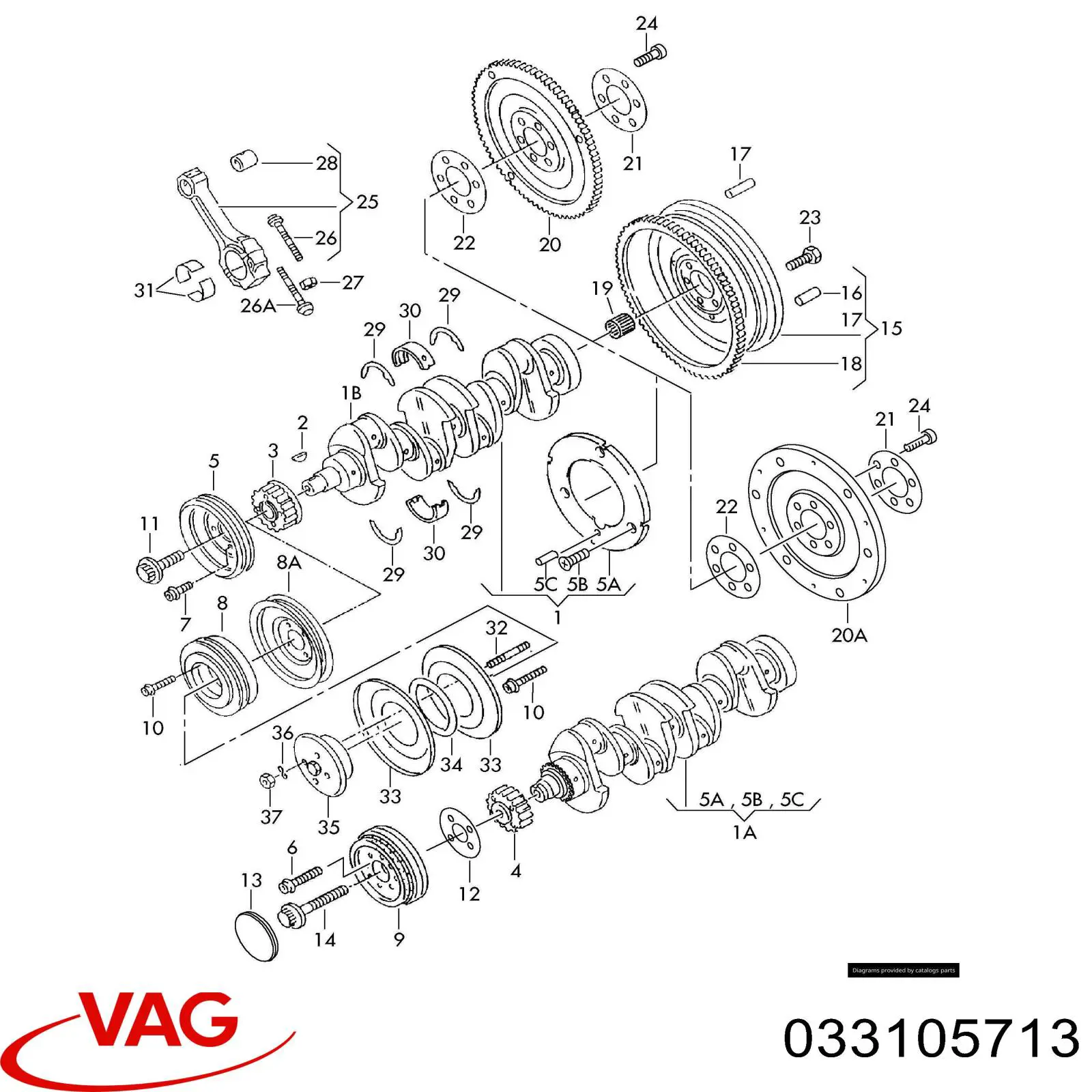  VAG 033105713 precio, desde 42,53 EUR