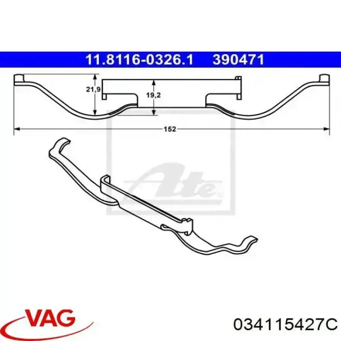 Comprar 034115427C VAG Junta de colector de admisión