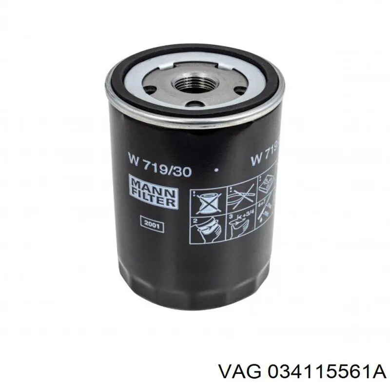 Filtro de aceite motor VAG 034115561A