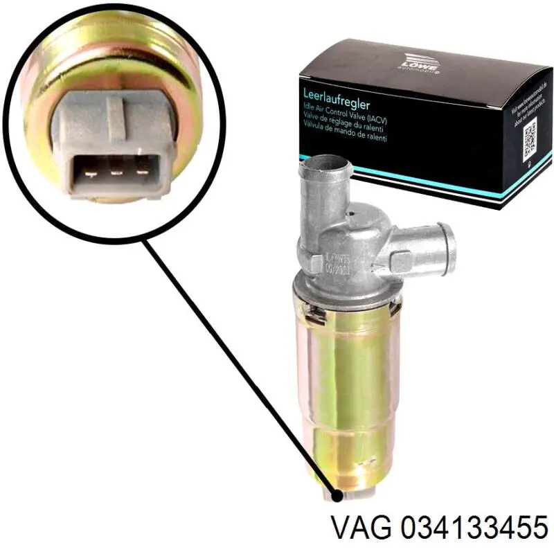 034133455 VAG Regulador de ralentí