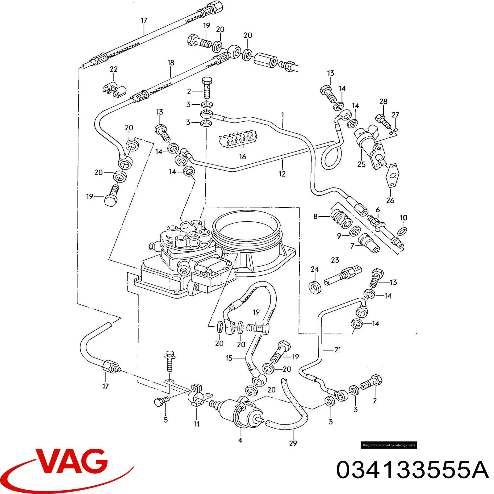 Comprar 034133555A VAG Kit de reparación del inyector