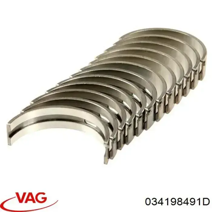 Comprar 034198491A VAG Juego de cojinetes de cigüeñal, estándar, STD
