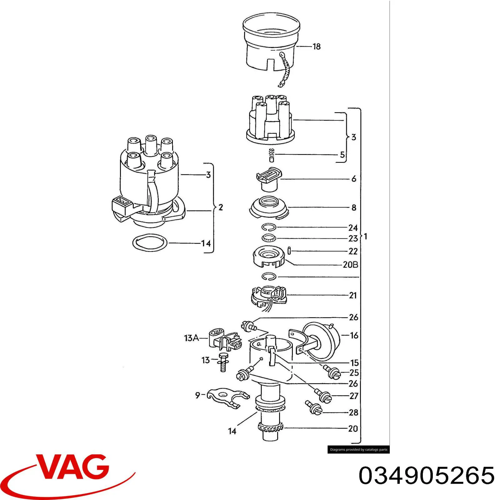  VAG 034905265 precio, desde 25,34 EUR