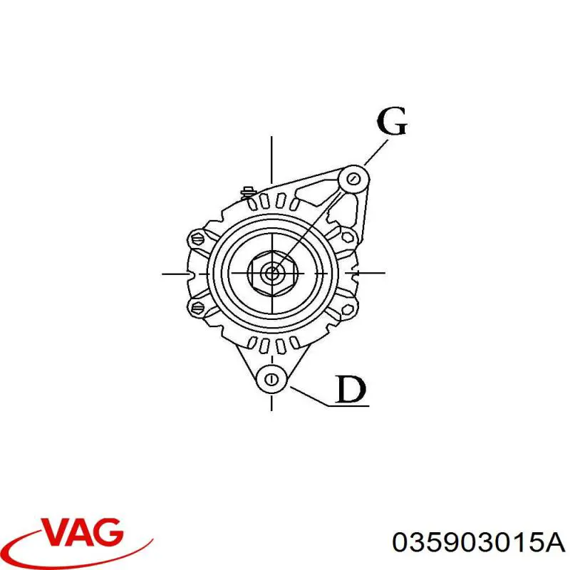 035903015A VAG alternador