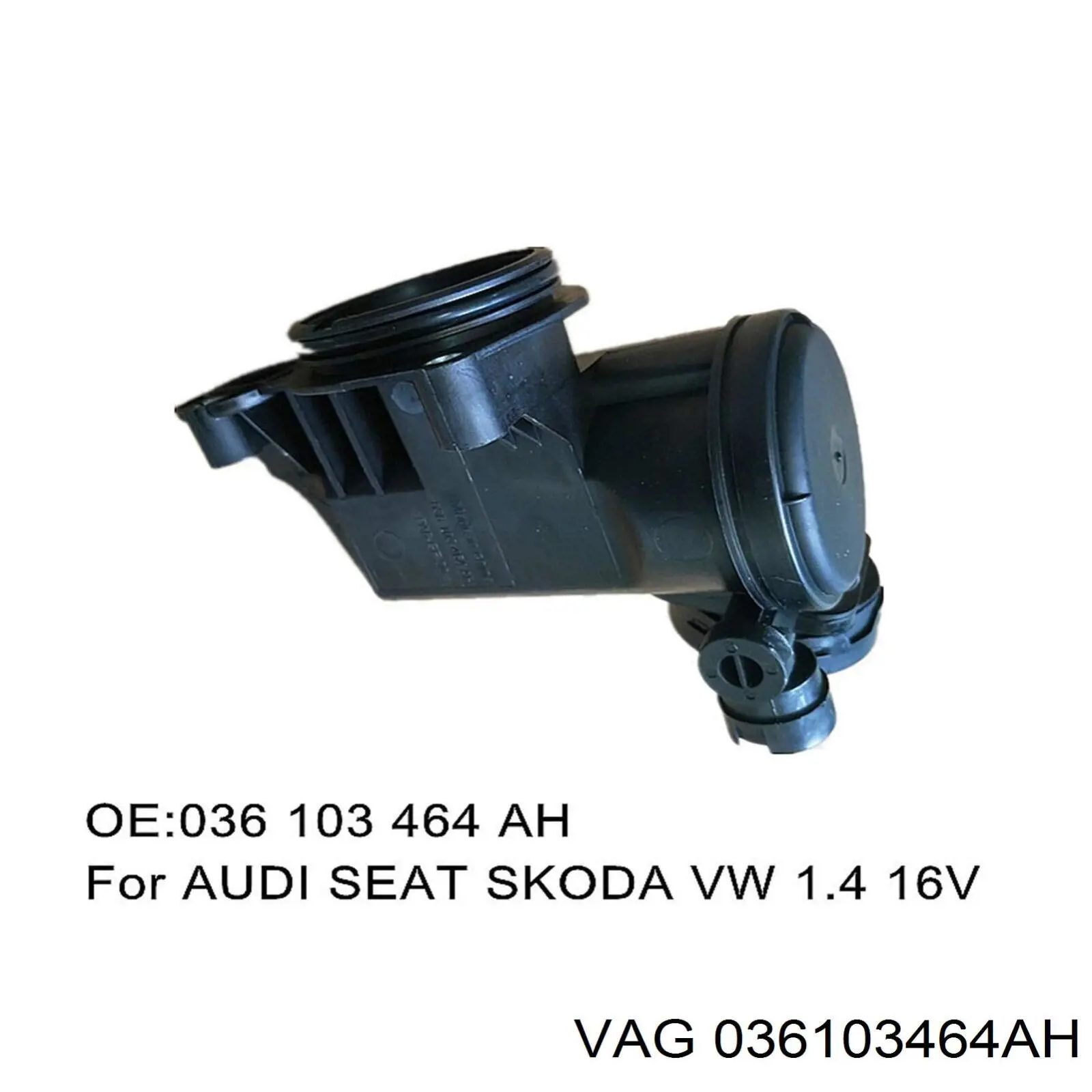 Comprar 036103464AH VAG Separador de aceite del sistema de ventilación del cárter