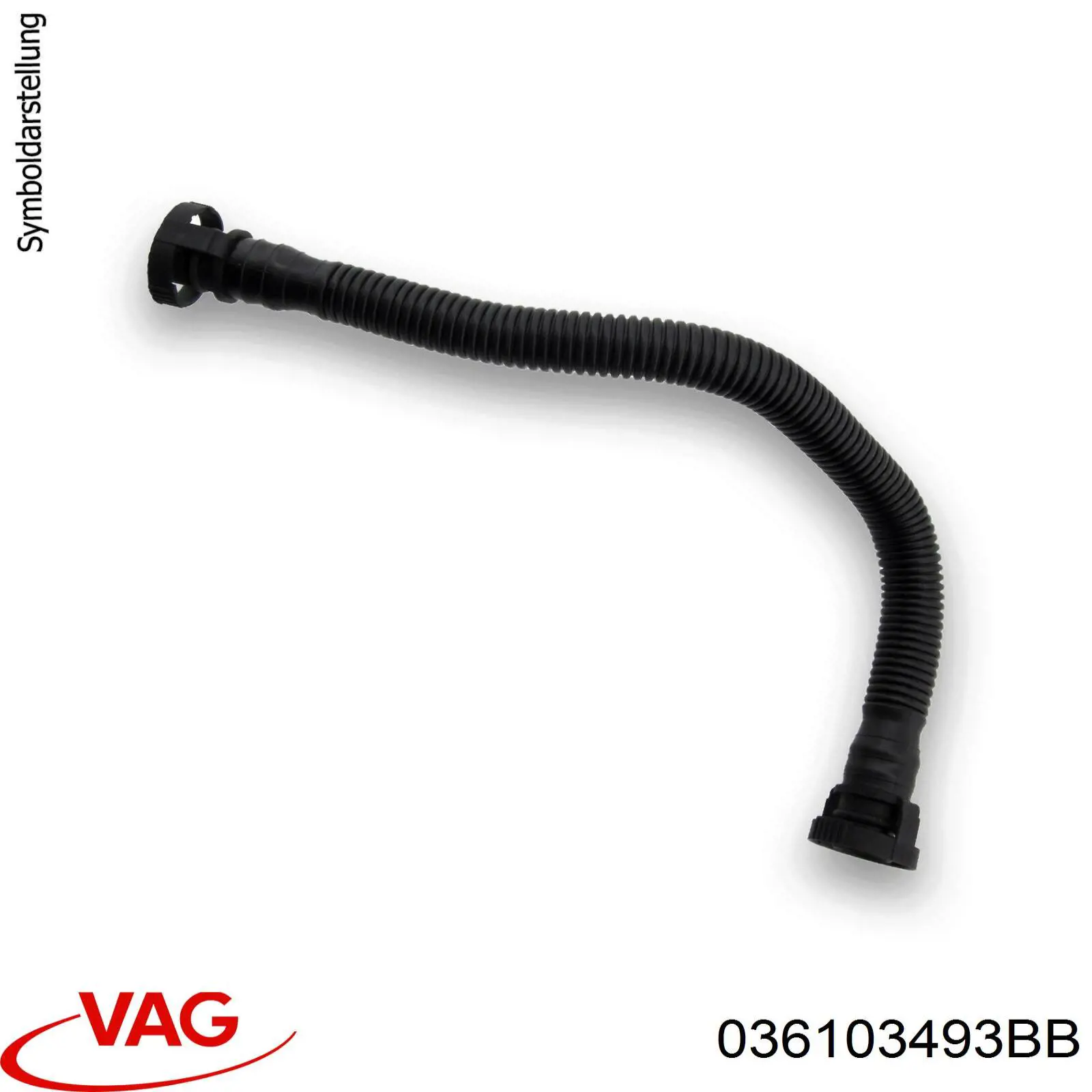 Tubo de ventilación del cárter 036103493BB VAG