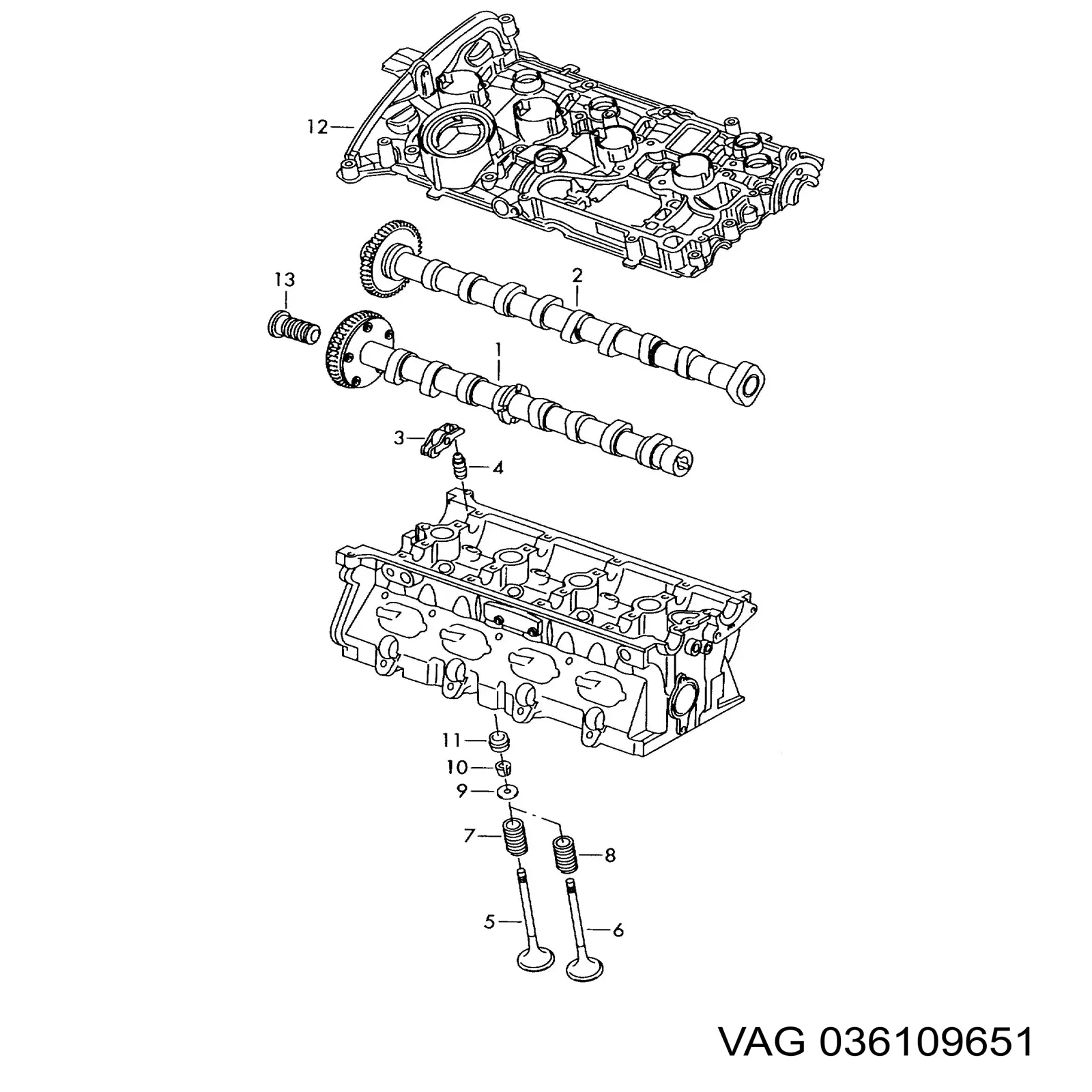 Comprar 036109651 VAG Chaveta De Sujecion De Valvula
