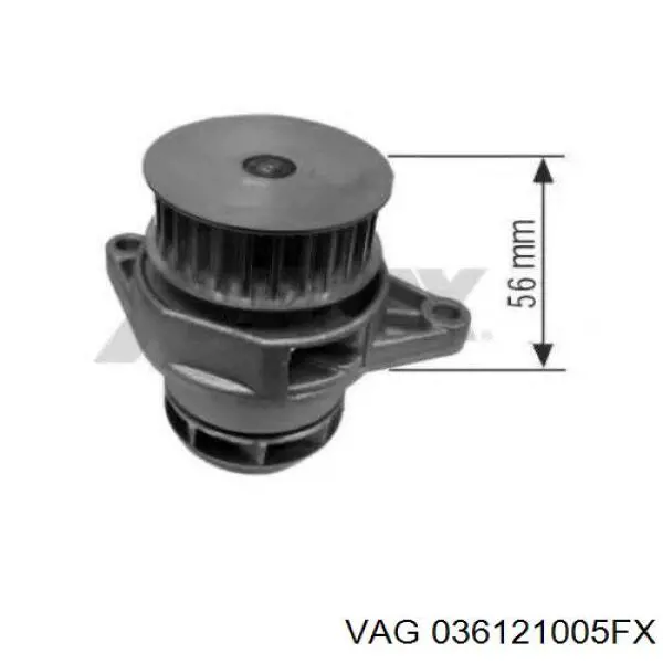 Bombeadora de agua VAG 036121005FX precio, desde 25,49 EUR