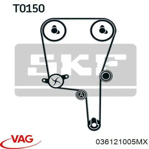 Bombeadora de agua VAG 036121005MX precio, desde 34,92 EUR